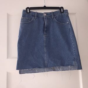 jean skirt